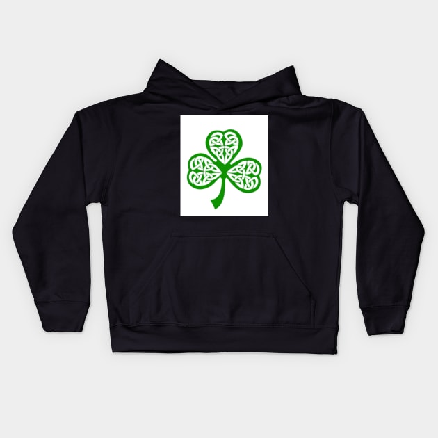 Irish Shamrock Kids Hoodie by greenoriginals